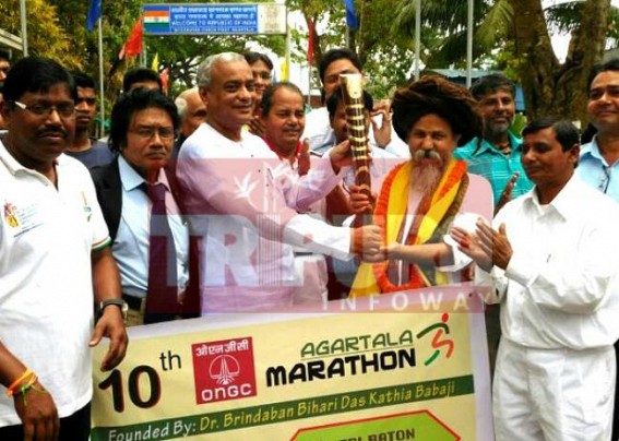 ONGC as new dawn for Indo-Bangla relation : 10th ONGC Agartala Marathon begins